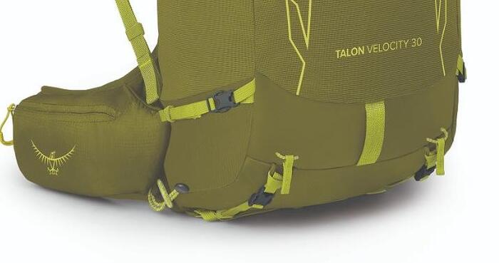 Bottom compression straps.