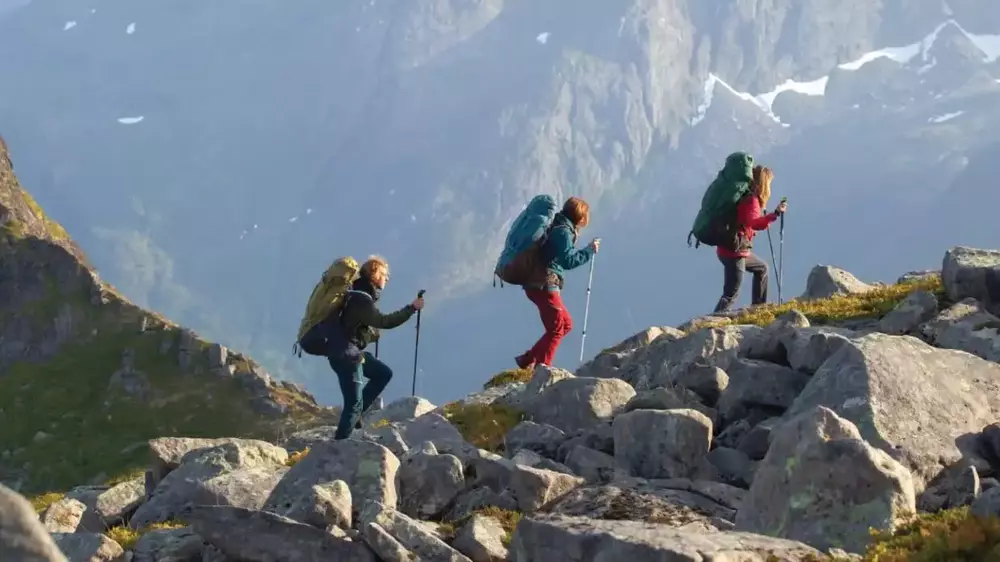 What Does the plus 10 Mean in Those Deuter Backpacks - top picture with three mountaineers carrying backpacks.