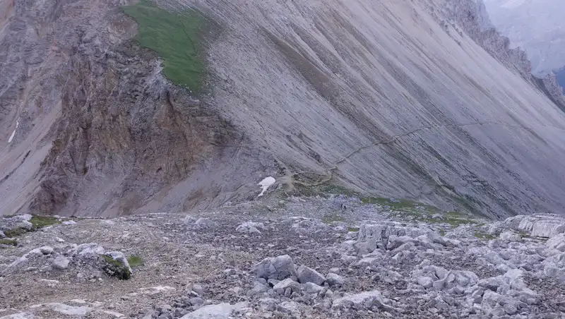 Next morning above the Pass.