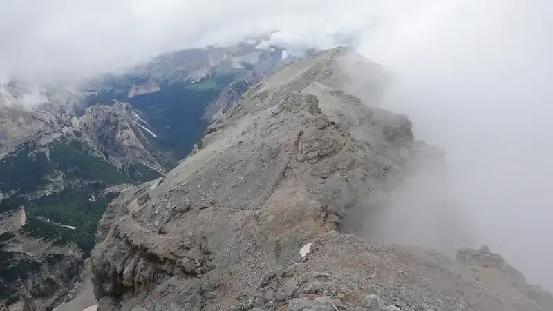 View back over Formenton pass area.