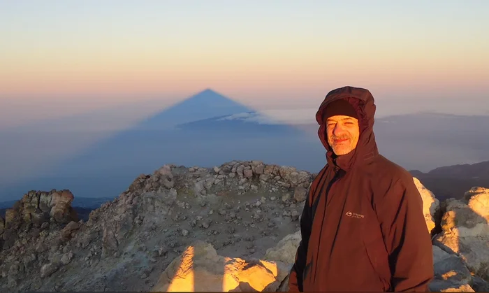 Me on El Teide at sunrise.