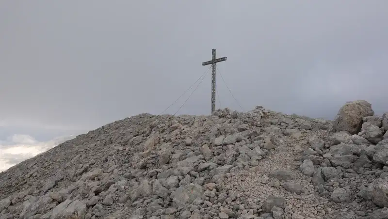 The summit cross.