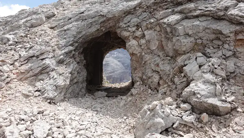 One of the WW1 tunnels.