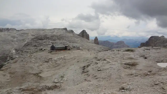 Piz Boe hut, Sella Group, Dolomites.