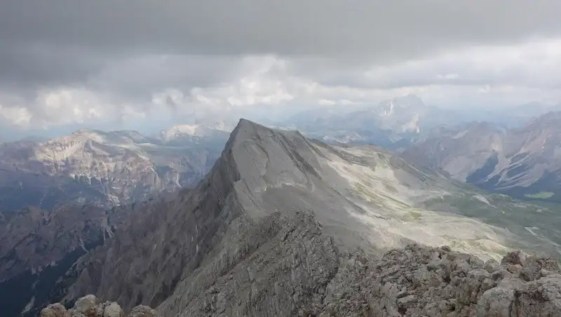 Cima delle Nove as seen from the summit.