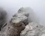 Climbing Monte Cristallo di Mezzo by Via Ferrata Marino Bianchi.