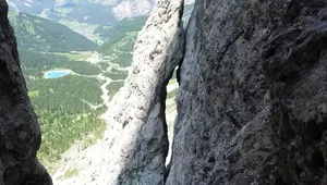 Ferrata Possneker and Piz Selva