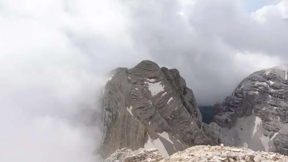 Climbing Tofana di Mezzo by Ferrata Lamon top picture.