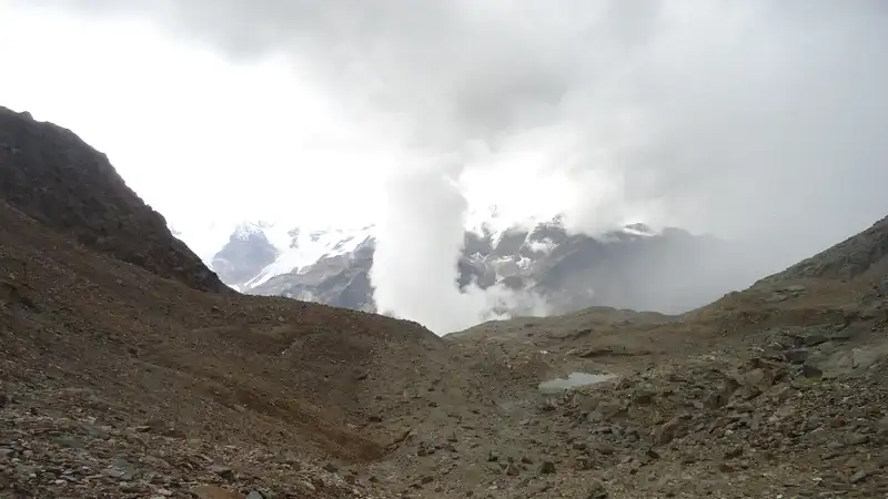 A storm developing on Monte Confinale.