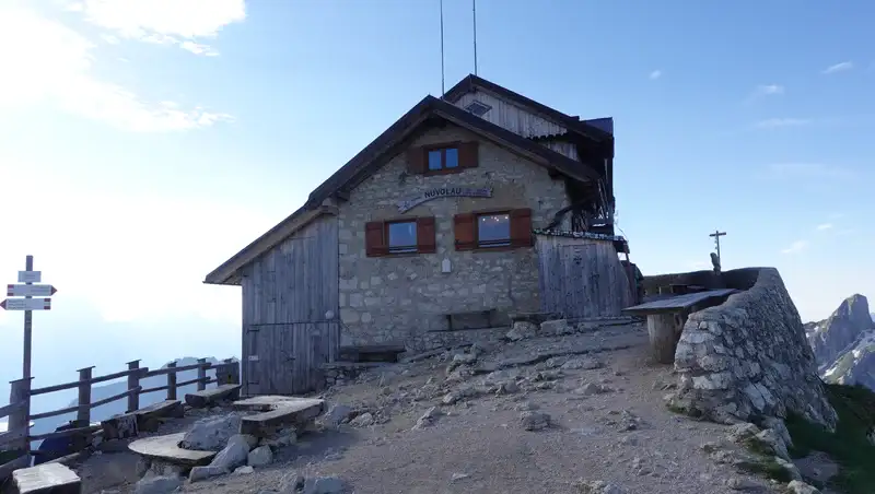 Rifugio Nuvolau 8448 ft (2575 m).