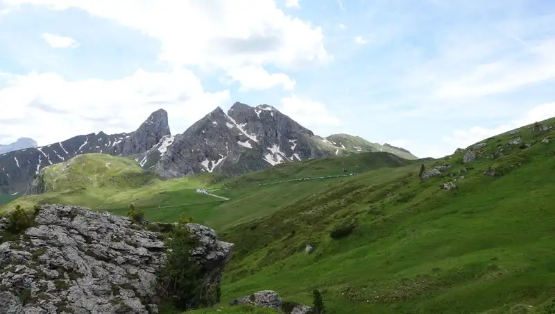 End of the tour and Giau pass area in sight.