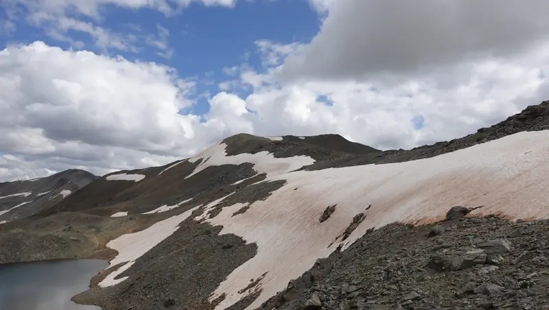 Snow passages even in August.