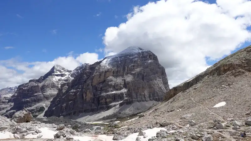 Tofana di Rozes view from Lagazuoi area.