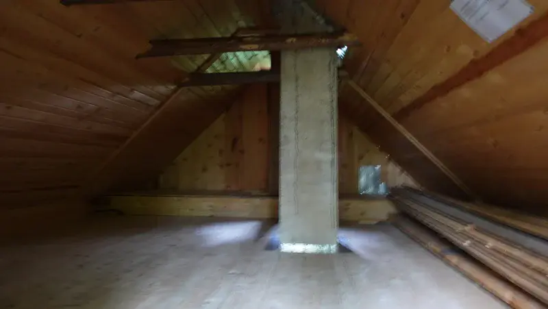 Attic where I slept.