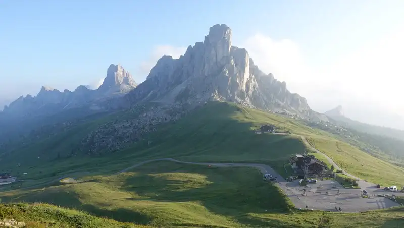 Passo Giau is on Alta Via 1.