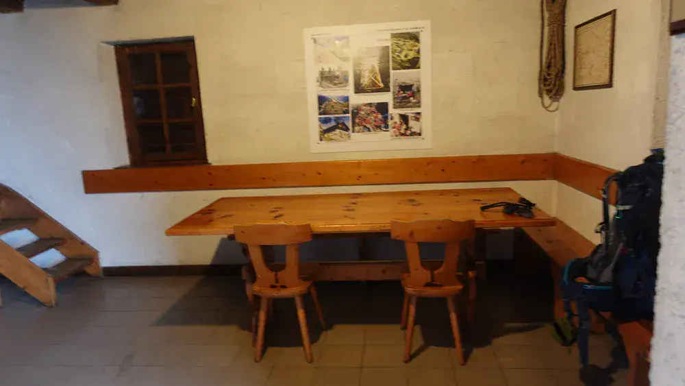 Dining space.