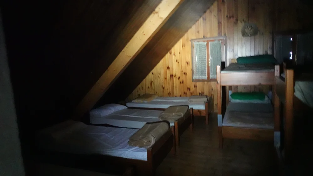Single beds.